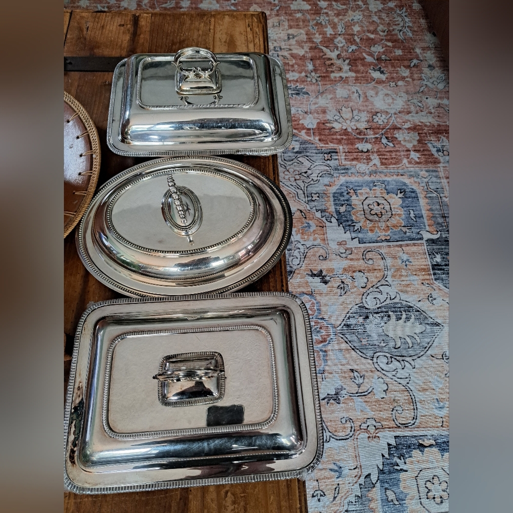 Elegant Silver Plated Serving Dishes